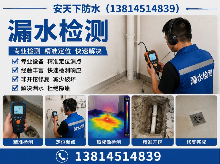 栖霞区漏水检测展示图